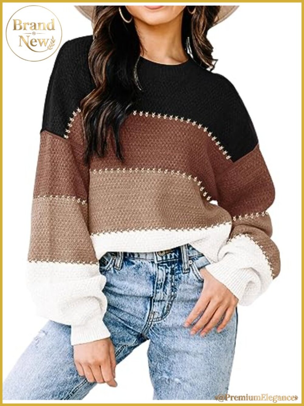 Oversized Knit Pullover Sweater, Batwing Sleeve, High Low Hem, Nylon Viscose